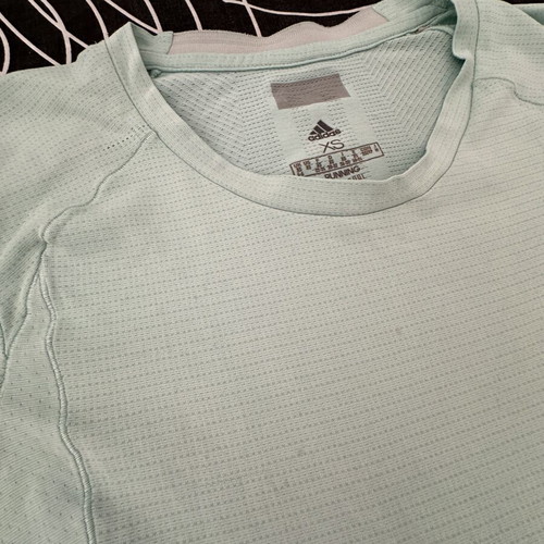 Adidas ClimaCool running shirt XS used, light mint color