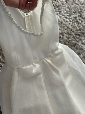 Children's dress for flower girl embroidered and hand-sewn with bolero, like new, age 1-2