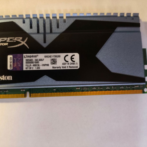 DDR3 HyperX Predator 8GB (2x4GB) 2400 MHz like new