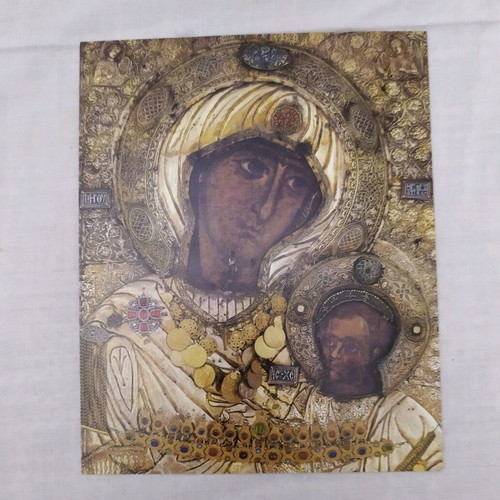 Religious paper icons like new, set of 3 pieces