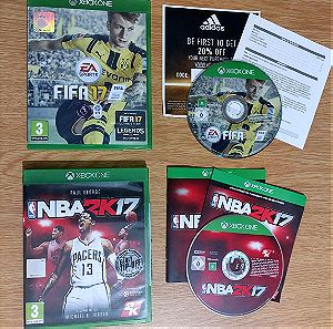 X-Box One - Πακέτο FIFA 17 & NBA 2K17