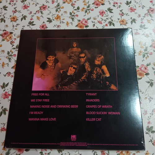 Tyrant Mean Machine vinyl new, heavy speed metal reissue