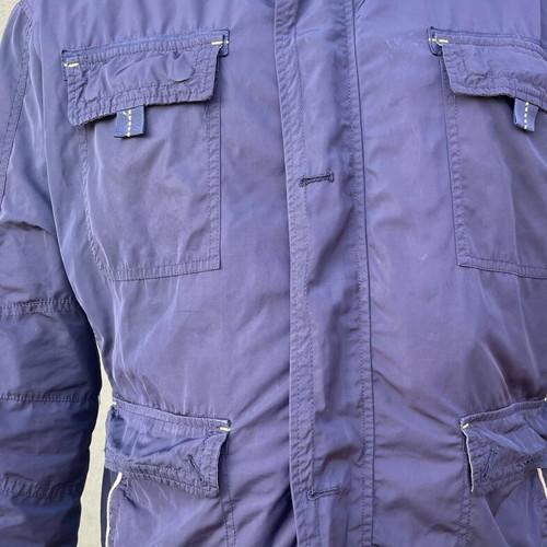 Monte Napoleone navy blue jacket used, XXXL, spring autumn