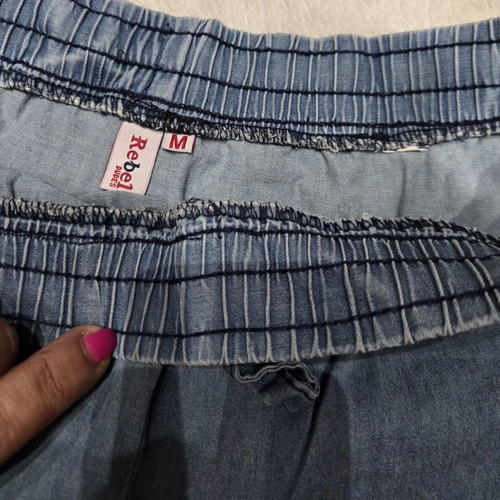 Denim shorts size M like new