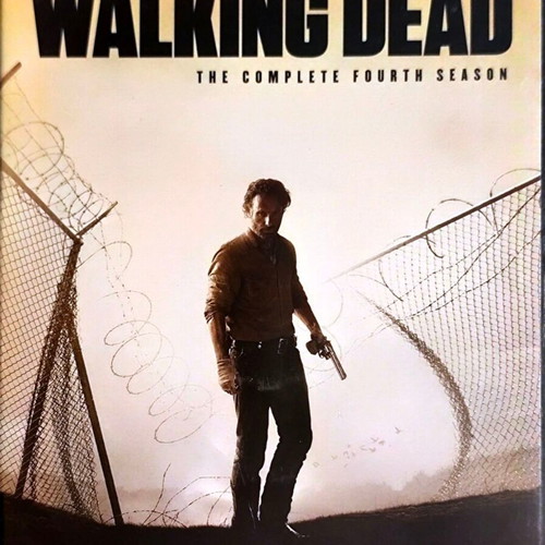 The Walking Dead DVD complete fourth season used, 5 disc set