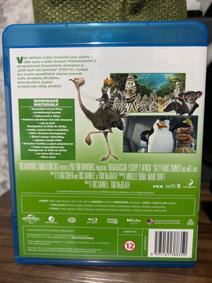 Madagascar 2 Blu-ray new, dubbed with Greek subtitles