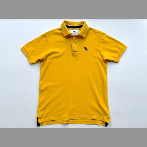 Abercrombie & Fitch Kids Polo Shirt Yellow Used Size L