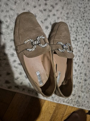 Bozikis shoes used, beige, flat, size 40