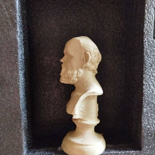 Socrates Philosopher Statue gypsum 15 cm height solid new