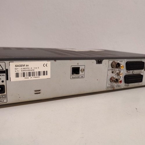 Alpha TV Sagem receiver used, moderate condition, no remote