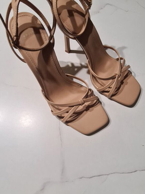 Mango beige sandals size 38