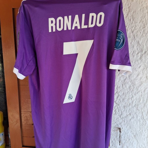 Real Madrid Cristiano Ronaldo Away Jersey Champions League Final 2017 Medium like new