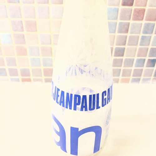Evian Jean Paul Gaultier Collectible Empty 1 Liter Bottle
