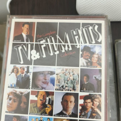 Cinema Classics and The Complete TV & Film Hits cassette tapes, 2-pack