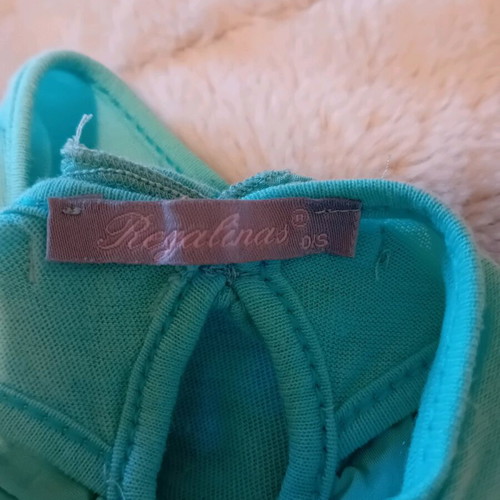 Religion blouse turquoise like new, one size
