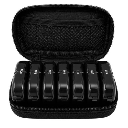 Weekly Pill Organizer with Carrying Case new