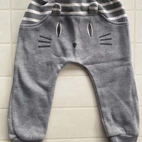 Mothercare children's velour tracksuits, Girl Fashion grey tracksuit, colorful set