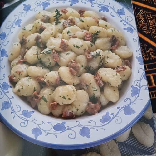 Cookbooks used, stuffed pasta and gnocchi, 2 pieces