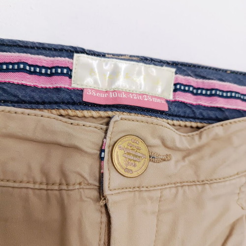 Bershka women's shorts size M like new, beige
