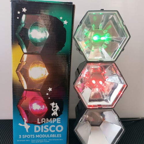 Disco Lamp with 3 Adjustable Spots New