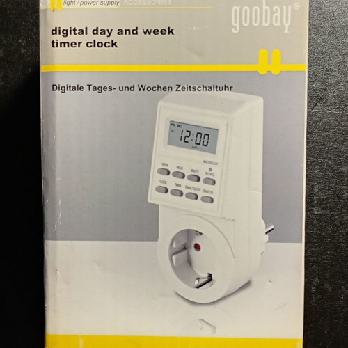 Goobay Digital Timer new with box and instructions