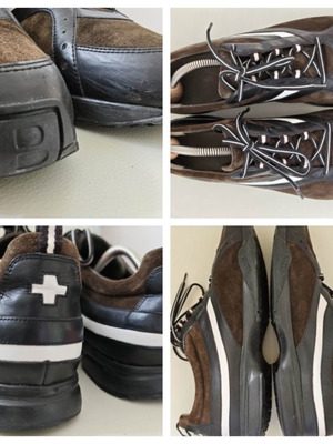 Bally leather shoes, insole 26.5 cm, black