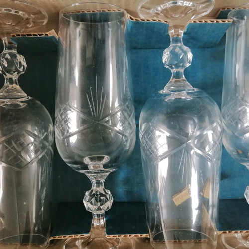 Claudia Champagne Glasses set of 6 new