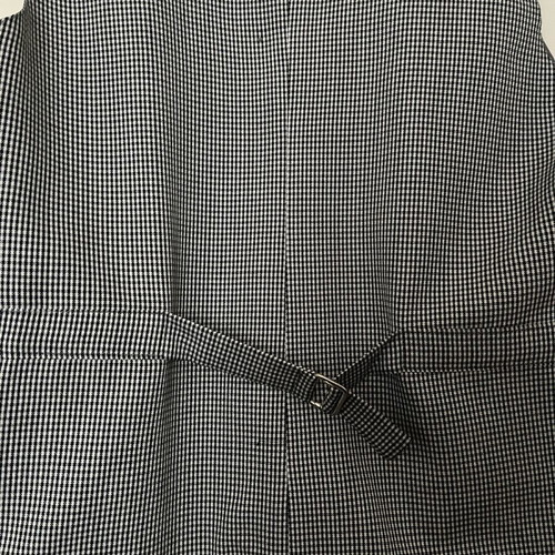 Women's Medium checked vest like new, grey-black