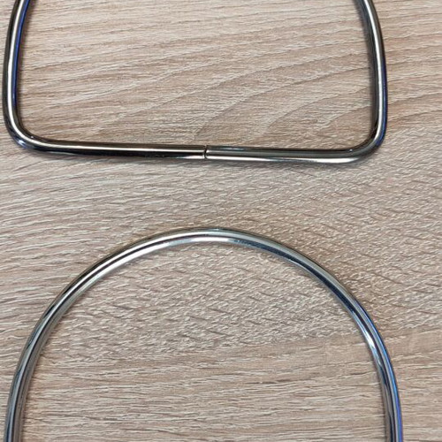 Metal semicircle handbag handle new