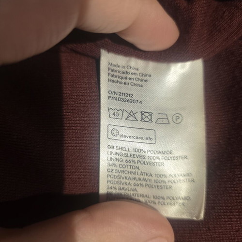 H&M L.O.G.G. summer jacket for men, size S, red