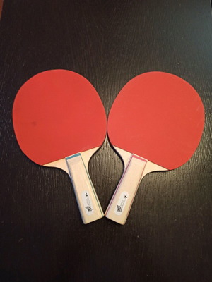Top Life ping pong rackets used with minor wear