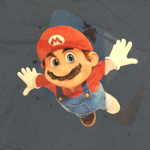 Μπλούζα t-shirt Super Mario Galaxy αφορετη, μπλε, μέγεθος L