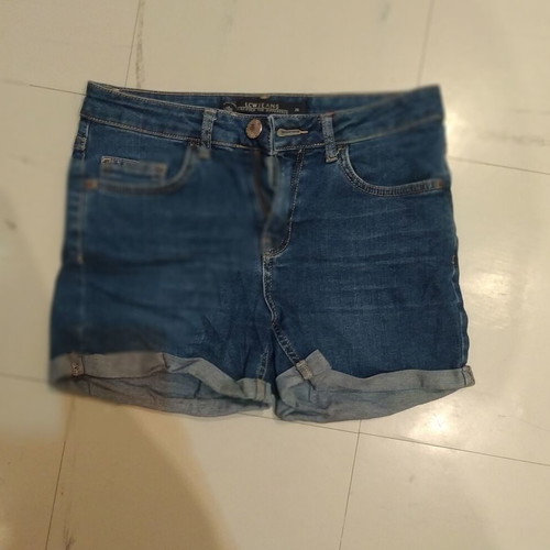 LC Waikiki women's denim bermuda shorts used, size S