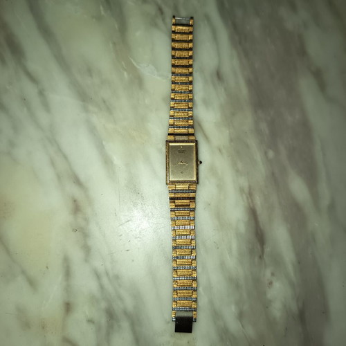 Orient quartz women's watch like new, gold and silver
