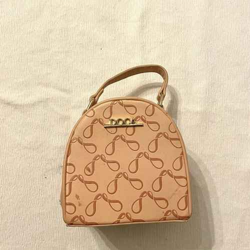 Doca coral-orange handbag like new