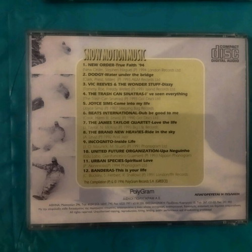 Escape Hot City Hits and Snow Motion Music CDs like new
