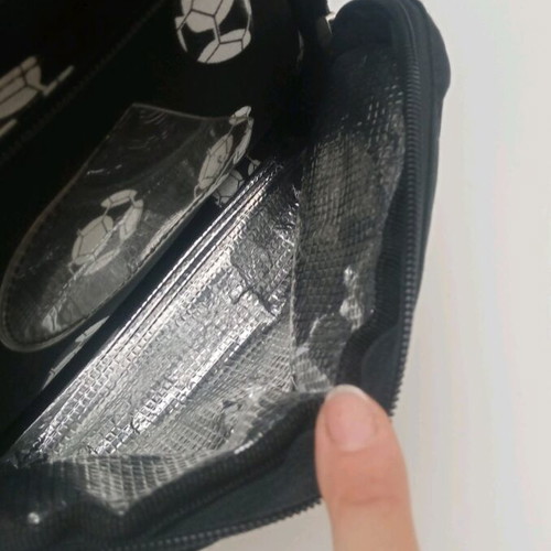 School bag used with back padding and hard bottom