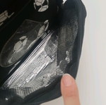 School bag used with back padding and hard bottom