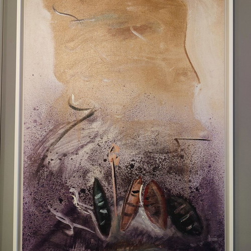 Oil paintings like new, 2 framed canvas prints by Veloudios Michalis
