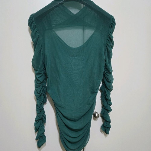 Tulle blouse like new, green, size Small/Medium