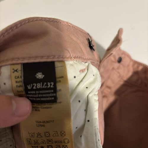 Maison Scotch summer pants used, size 28, pink