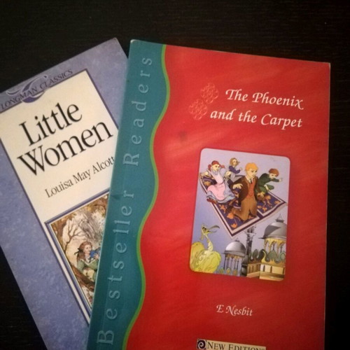 English literature books like new, set of 2 small books
