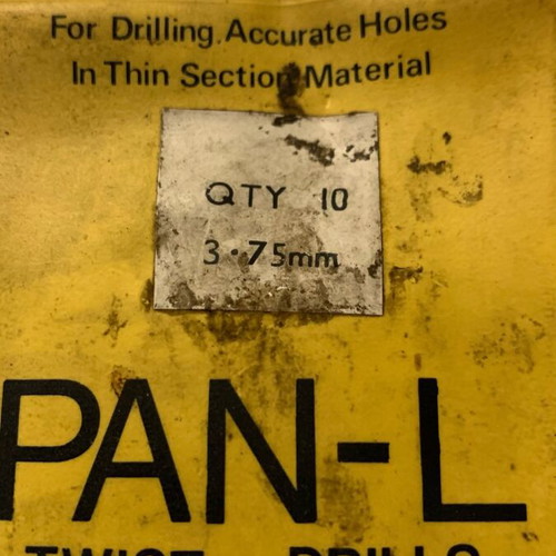 Drill bits like new, pack of 10 pieces