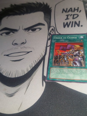 Order to Charge Yu-Gi-Oh! card like new