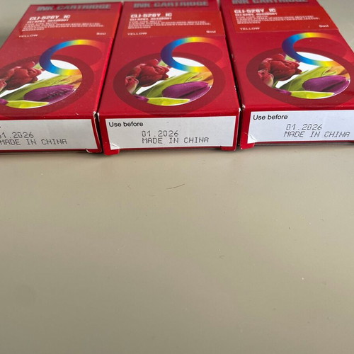 Canon CLI526 Yellow compatible ink new, set of 3 cartridges