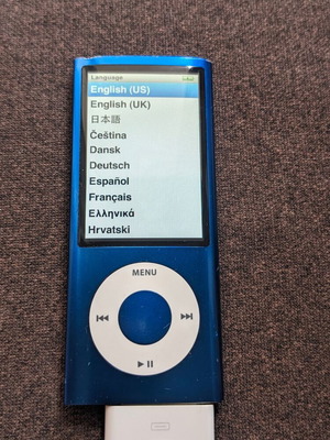 Ipod Nano 5ης γενιάς 8GB μεταχειρισμένο, η μπαταρία χρειάζεται αλλαγή