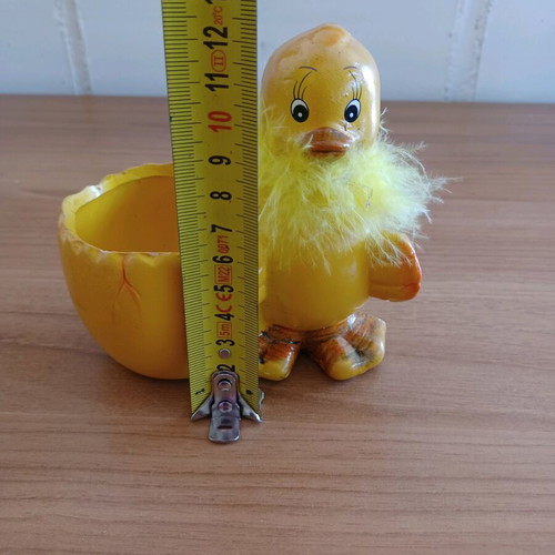 Duck-shaped flowerpot with sound mechanism like new