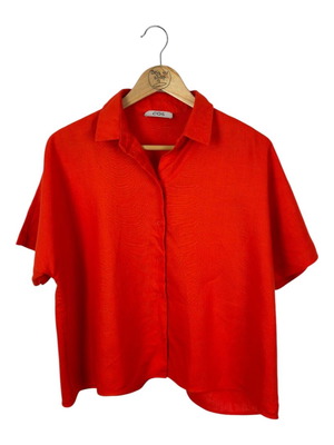 Cos γυναικεία λινή πουκάμισο σαν καινούργιο, μέγεθος M/L, oversize