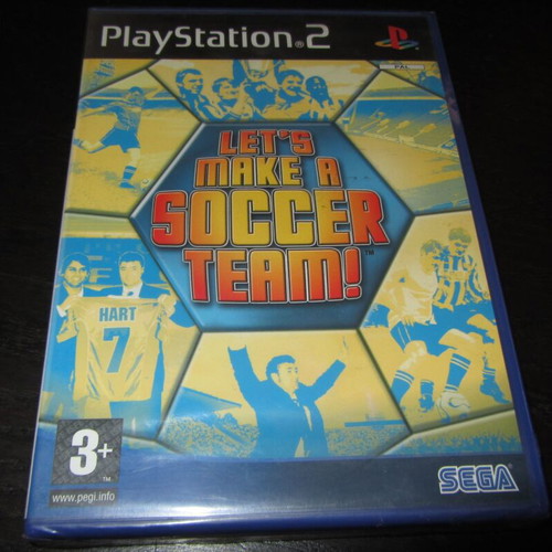 Sega Let's Make a Soccer Team Sony PS2 καινούργιο σφραγισμένο