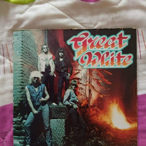 Great White Self Titled 1984 vinyl record used, Europe edition